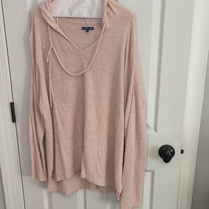 Pink Hooded Sweater